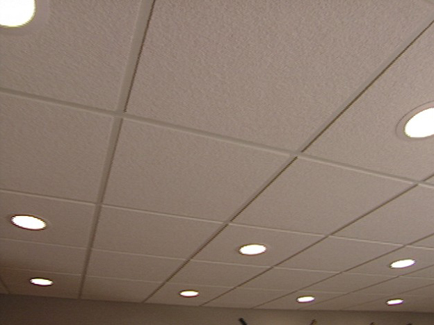 How to install recessed lighting in drop ceiling panels