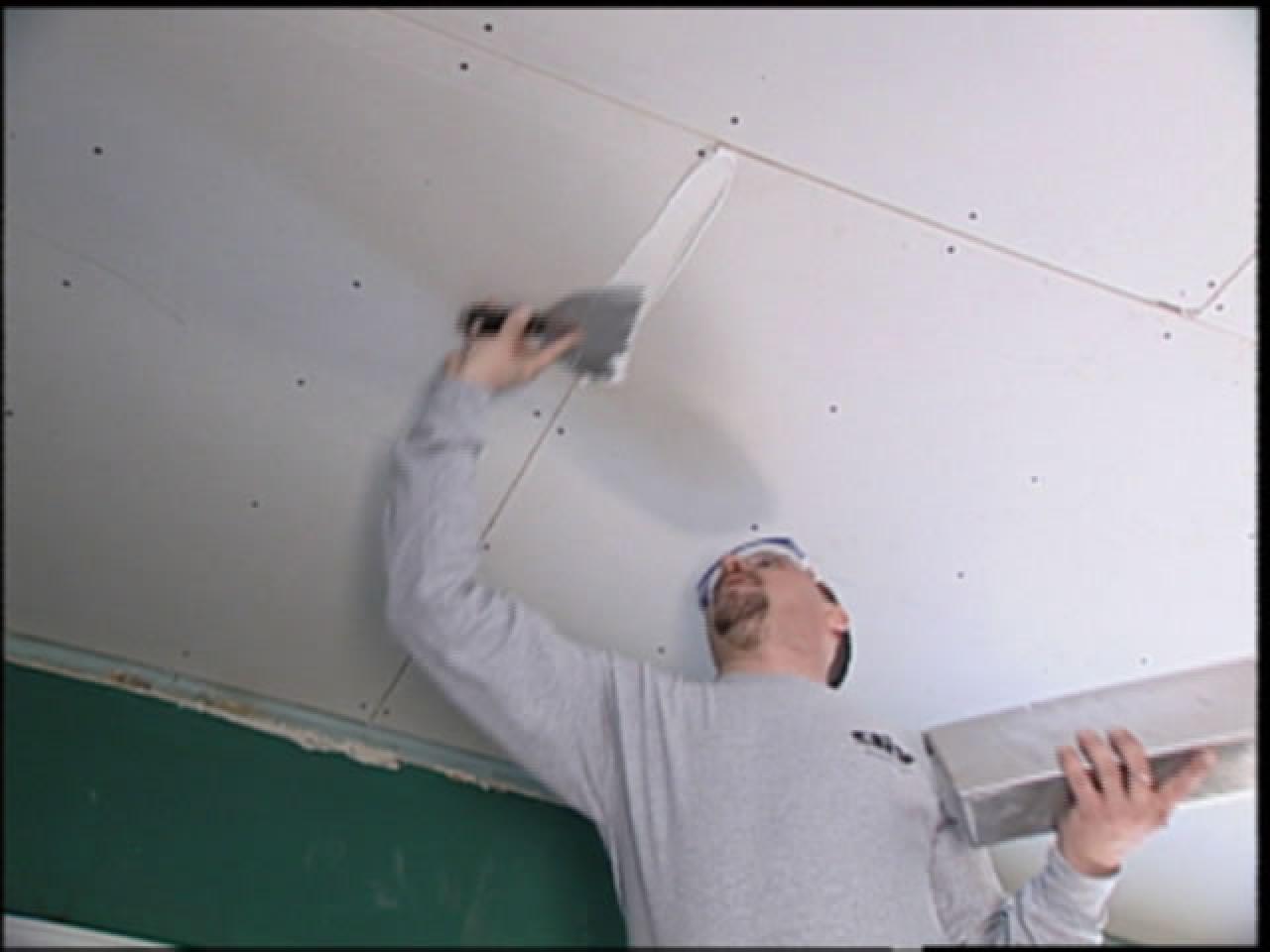 How to Replace Ceiling Tiles with Drywall | how-tos | DIY