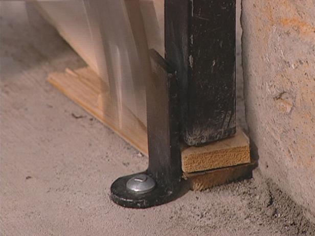 use regular wood shim to raise gate into position use regular wood shim to raise gate into position