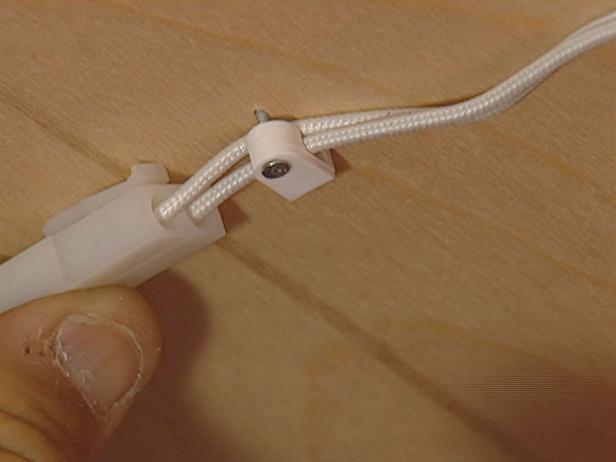 organize wires under shelf using wire staples organize wires under shelf using wire staples