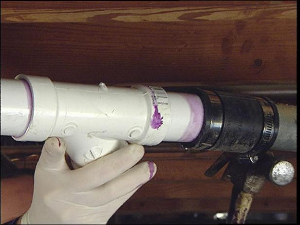slide adaptors over both ends of pipe slide adaptors over both ends of pipe
