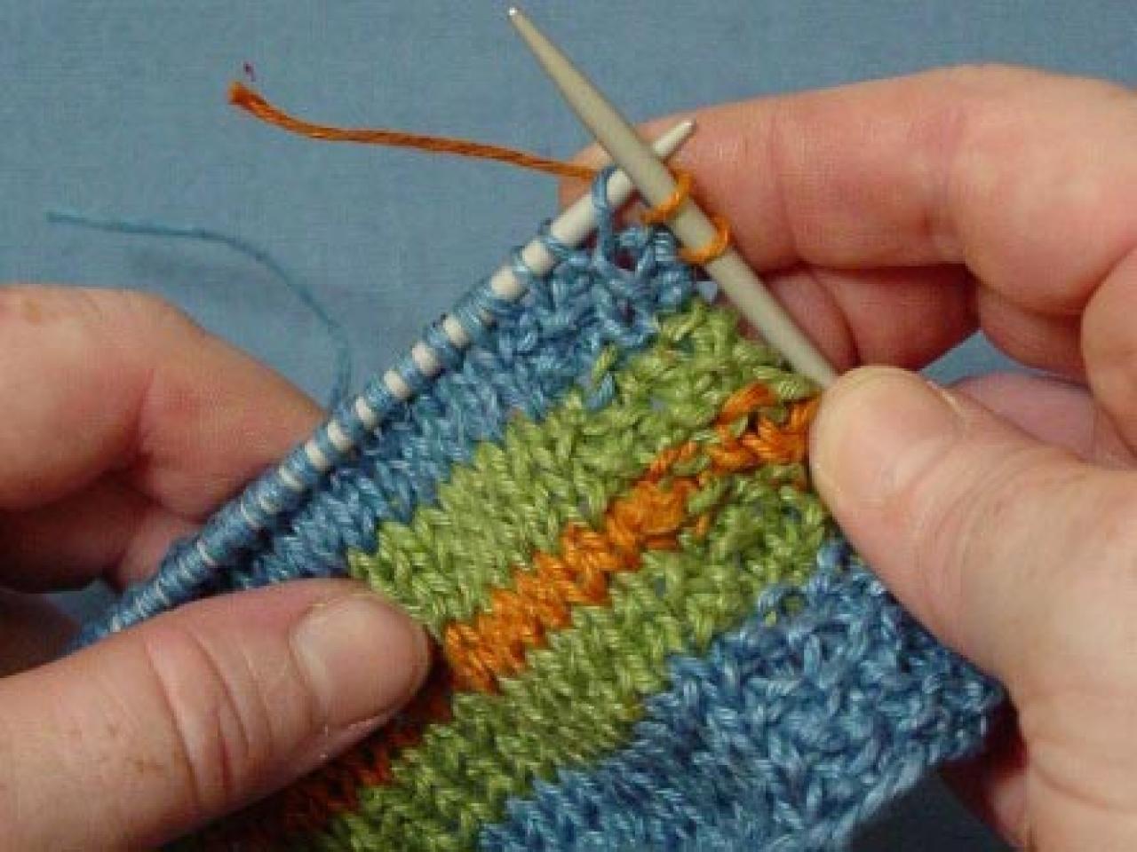 What are some of the knitting specific terms used for the craft?