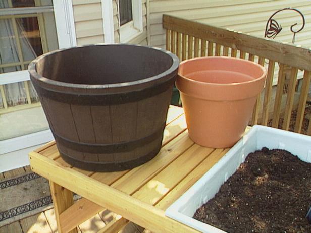 choose a large sturdy pot for garden container choose a large sturdy pot for garden container