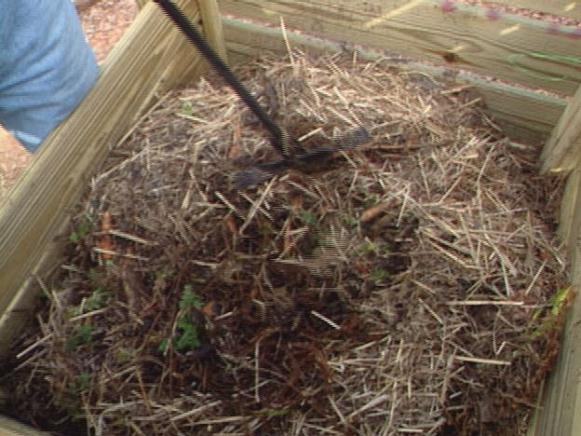 turning compost will help break down whole pile turning compost will help break down whole pile