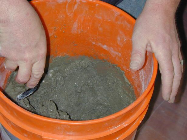 mix mortar until the consistency of peanut butter mix mortar until the consistency of peanut butter
