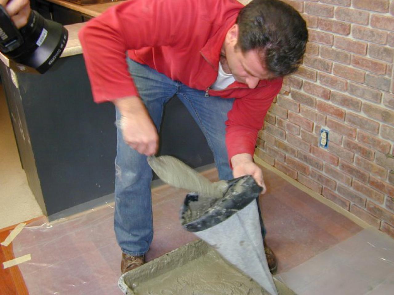 How to Grout Interior Brick Veneer howtos DIY