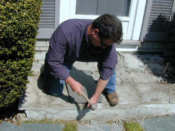 use hammer and chisel to demolish existing stones use hammer and chisel to demolish existing stones