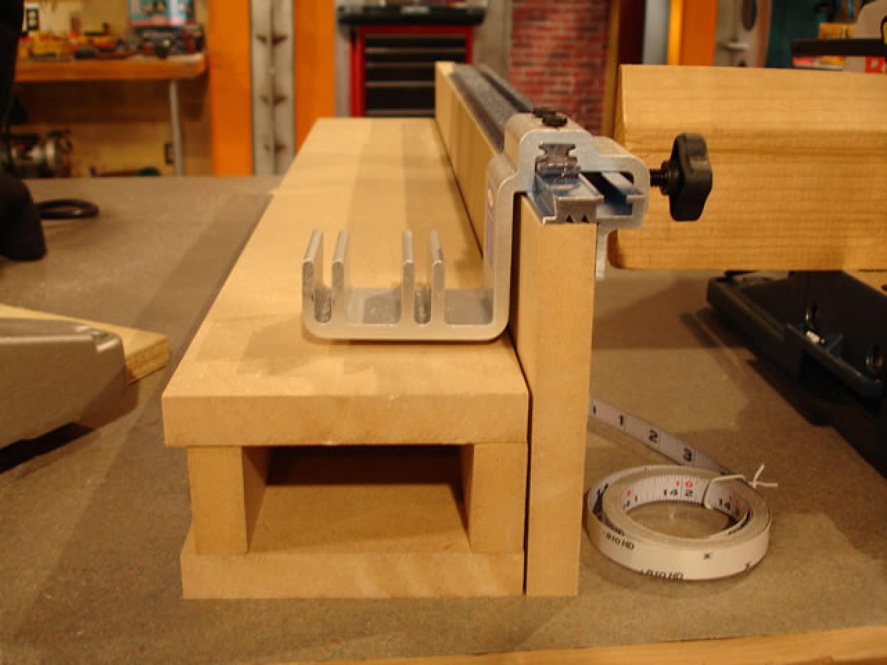 How to Add a Miter Saw Stop howtos DIY