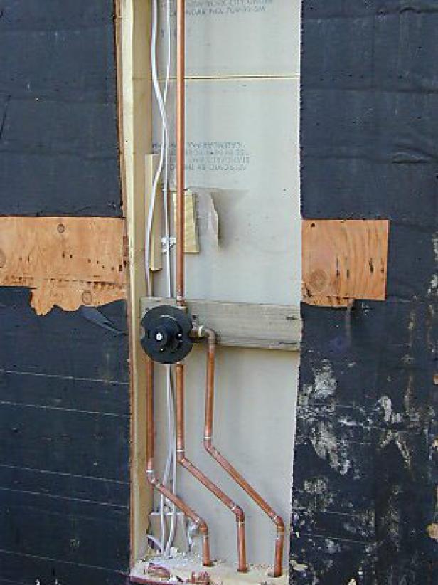 install pipes behind plywood install pipes behind plywood