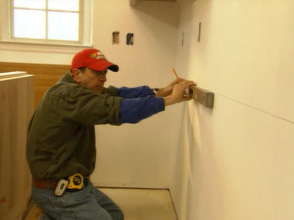 use benchmark to help level cabinets use benchmark to help level cabinets