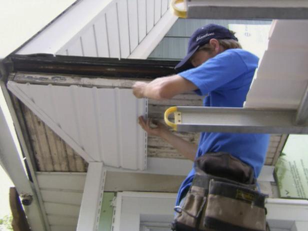 Installing perforated soffits and gable vents Installing perforated soffits and gable vents