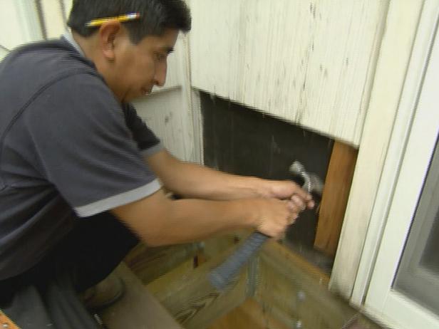Prep work for vinyl siding Prep work for vinyl siding