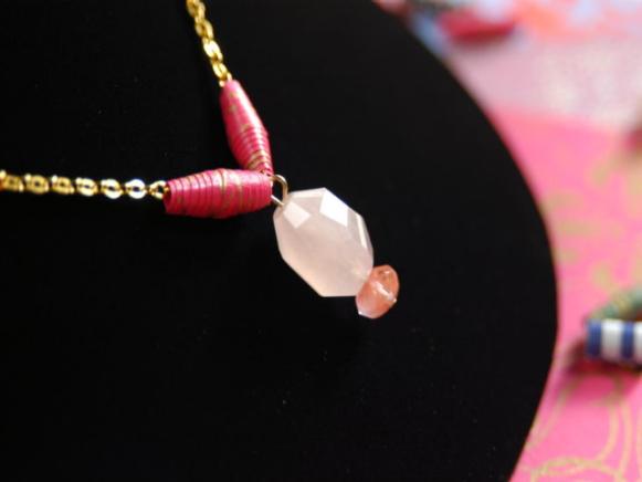 finished paper bead necklace ready to wear finished paper bead necklace ready to wear