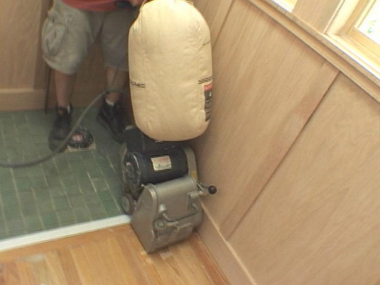 How to Sand Floors howtos DIY