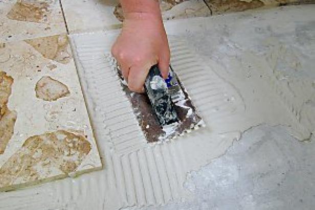 apply thinset to floor apply thinset to floor