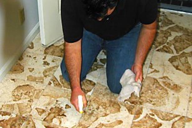 spray sealer onto tiles and wipe off excess spray sealer onto tiles and wipe off excess