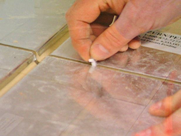 place tile spacer between panels place tile spacer between panels