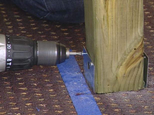 screw post into bracket screw post into bracket