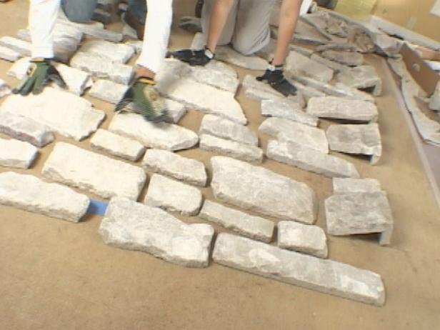 lay out stones to determine desired layout lay out stones to determine desired layout