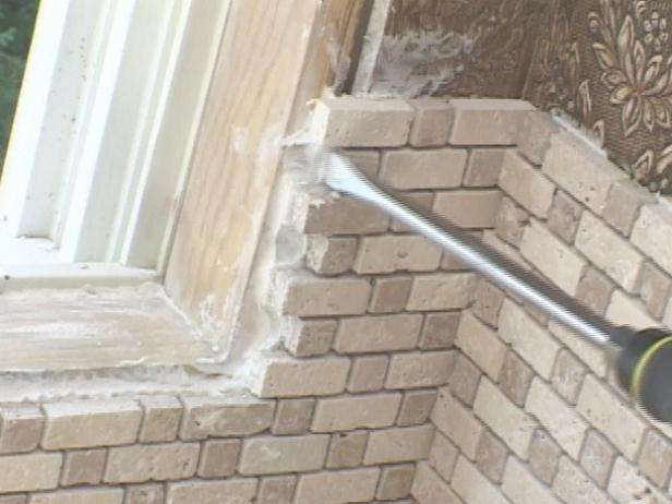 scrape tile with flathead screwdriver scrape tile with flathead screwdriver