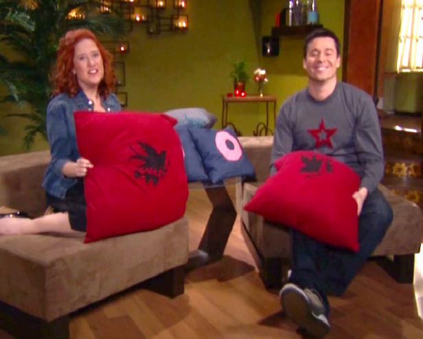 fun with denim and suede cut away pillows fun with denim and suede cut away pillows