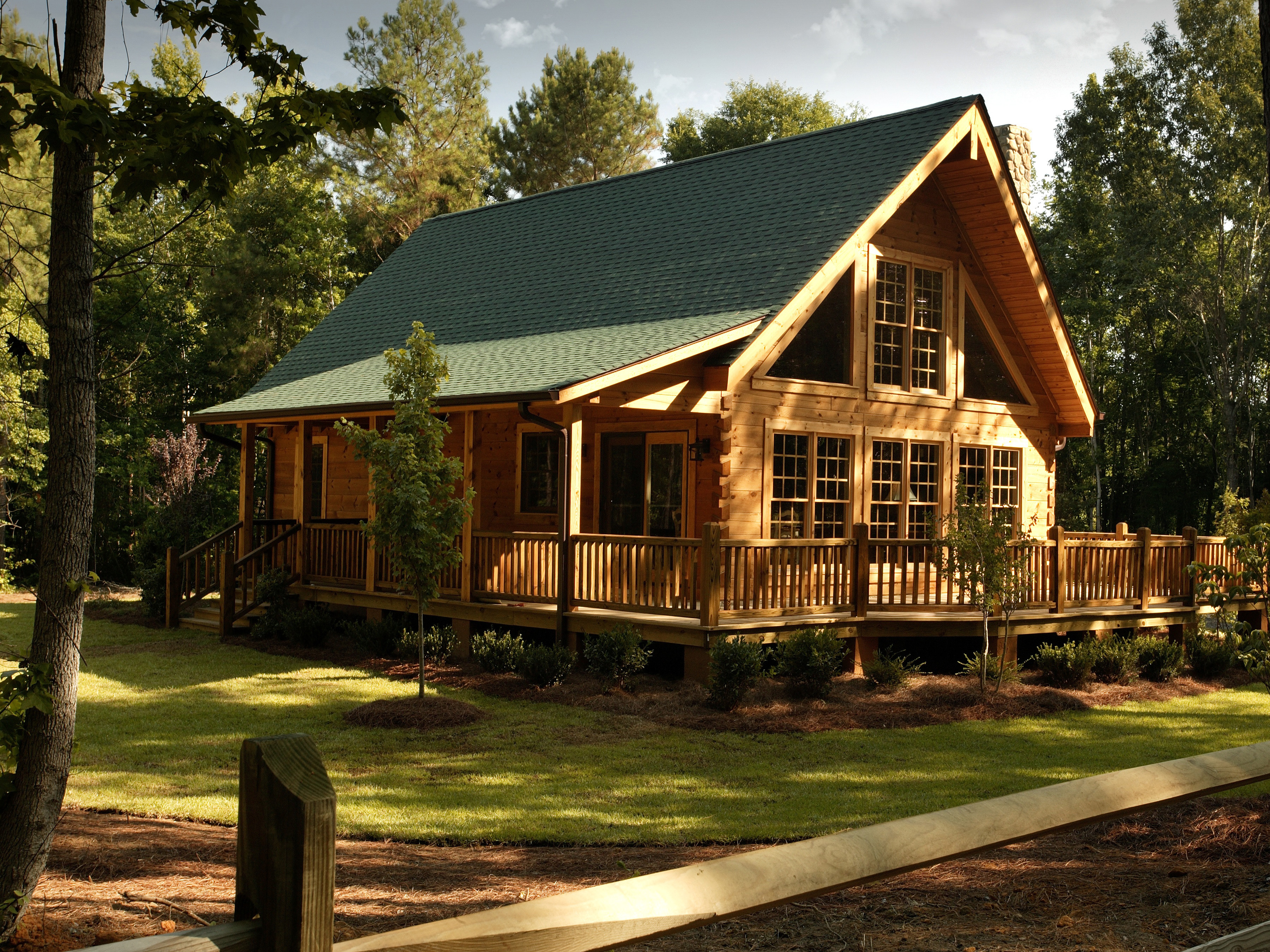 cost of building a log cabin home