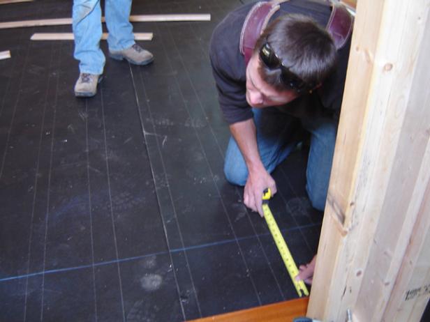 snap a chalkline to establish a centerline snap a chalkline to establish a centerline