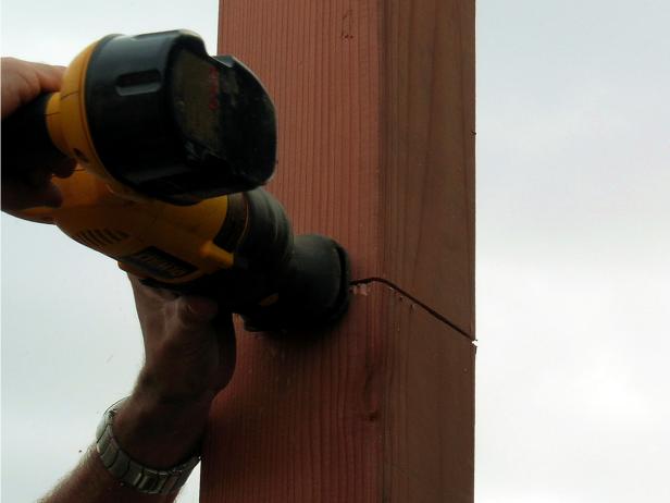 Cut Each Post to 8 Feet Cut Each Post to 8 Feet