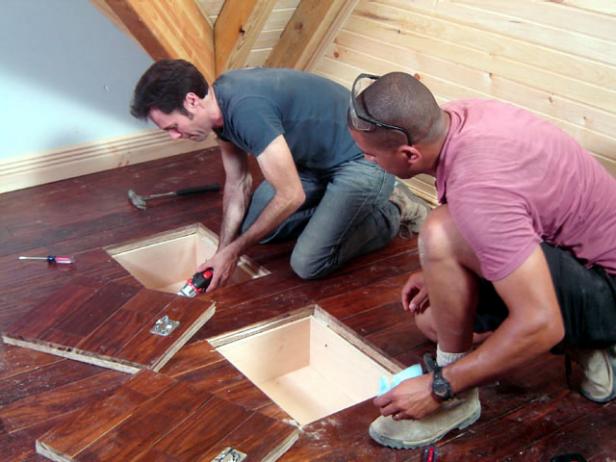 attach boxes to floor joists with wood screws attach boxes to floor joists with wood screws