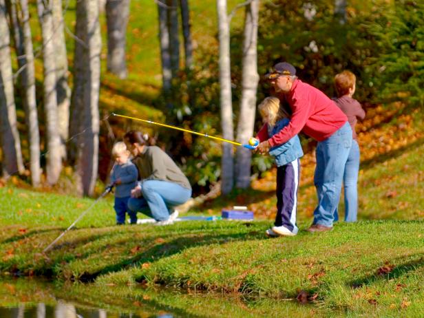 Fishing Clinic at Little Pine Fishing Lessons for the KIds