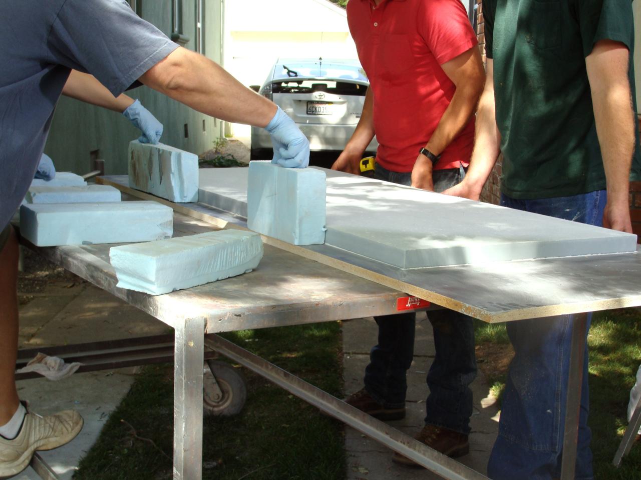 Concrete Countertop For a Workbench howtos DIY
