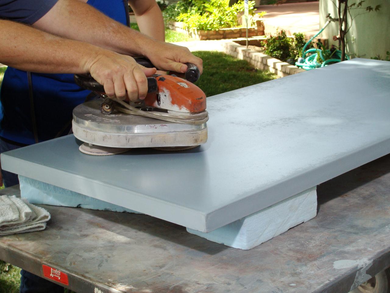 Concrete Countertop For a Workbench howtos DIY