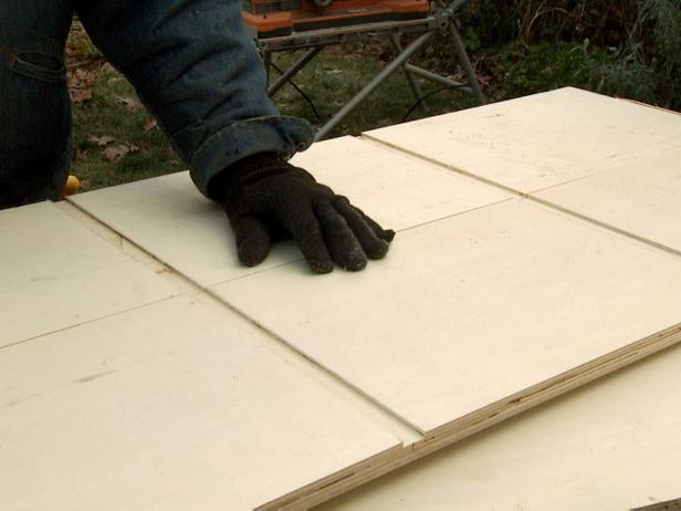 Bookcase construction with rabbit grooves.