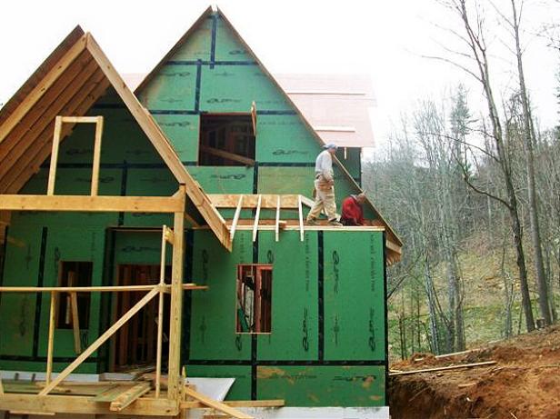 Blog Cabin Crew Installs Shed Roof Shed Roof is Installed on the Blog Cabin
