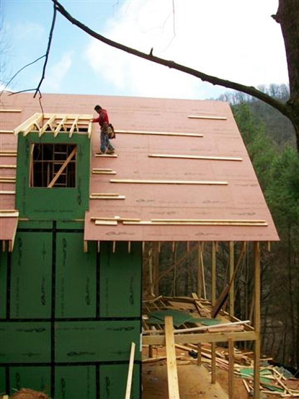 Blog Cabin Team Install the Dormer Blog Cabin Team Install the Dormer