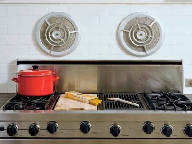 Charming Kitchen with Mid-Century Modern Fans Charming Kitchen with Mid-Century Modern Fans
