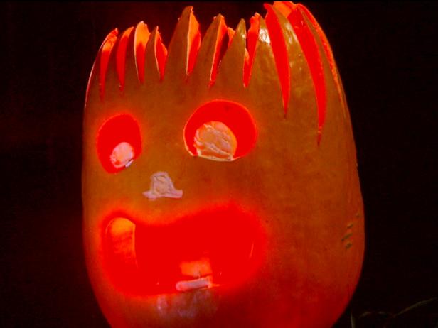 Illuminate Pumpkin With LED Flashlight Illuminate Pumpkin With LED Flashlight