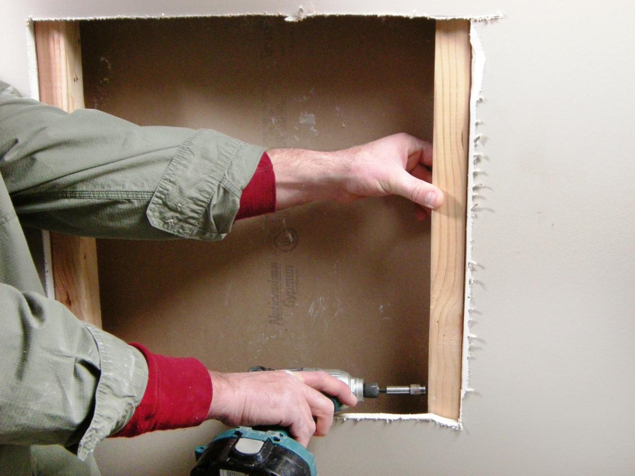 How To Patch Repair A Large Hole In Drywall