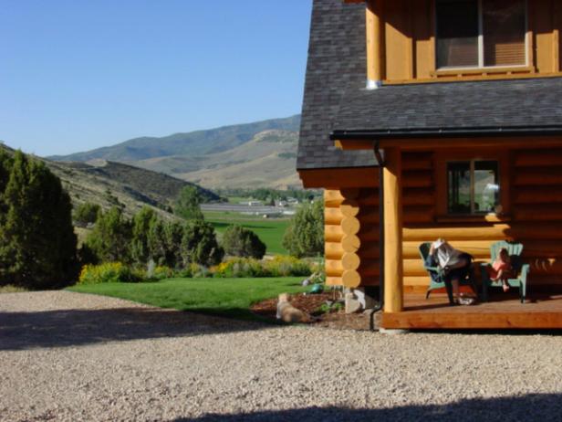 Cabin Front Porch Cabin With Front Porch and Valley Views