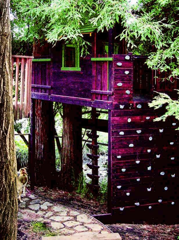 Treehouse Climbing Wall Treehouse Climbing Wall