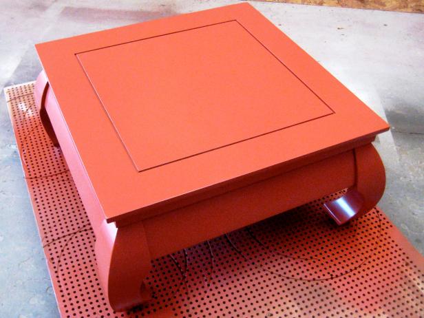 Apply Base Coat to Table Apply Base Coat to Table