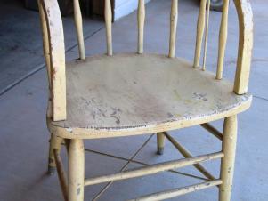 Chair Before Refinishing Chair Before Refinishing