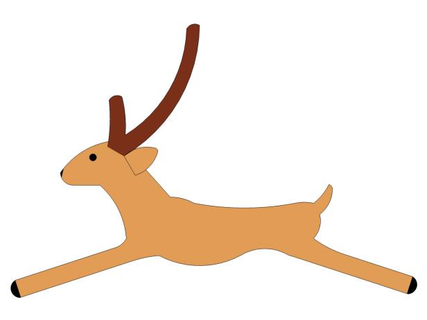 Use the guide for positioning the ears and antlers and painting details.
