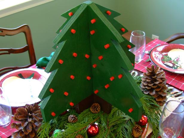 Completed Christmas Tree Centerpiece Completed Christmas Tree Centerpiece
