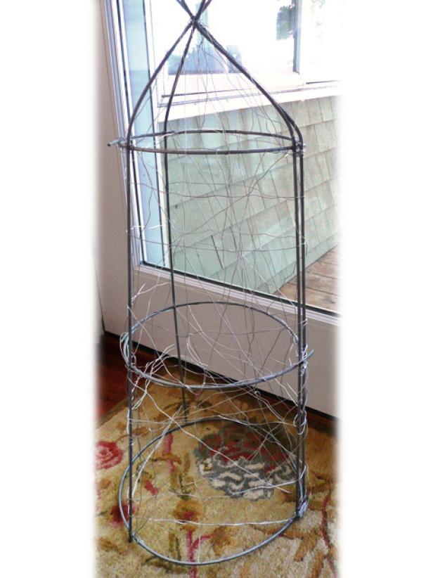 Tomato Cage Centerpiece Tomato Cage Centerpiece