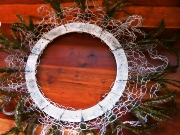 Feather Wreath Construction Feather Wreath Construction