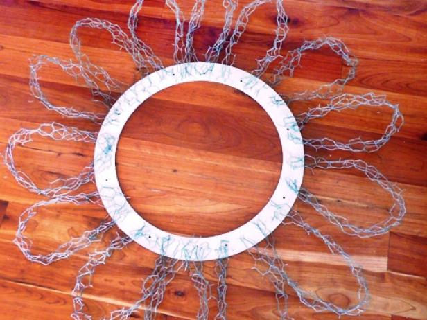 Feather Wreath Construction Feather Wreath Construction