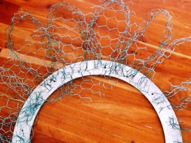 Feather Wreath Construction Feather Wreath Construction