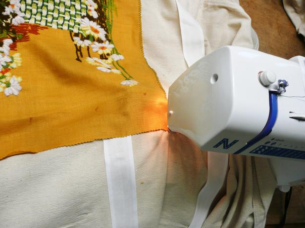How to Make a Fabric Slipcover Headboard | how-tos | DIY