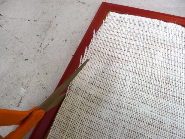 Cutting Burlap Cutting Burlap